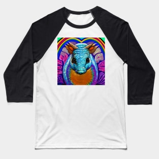 Armadillo Rainbow Baseball T-Shirt